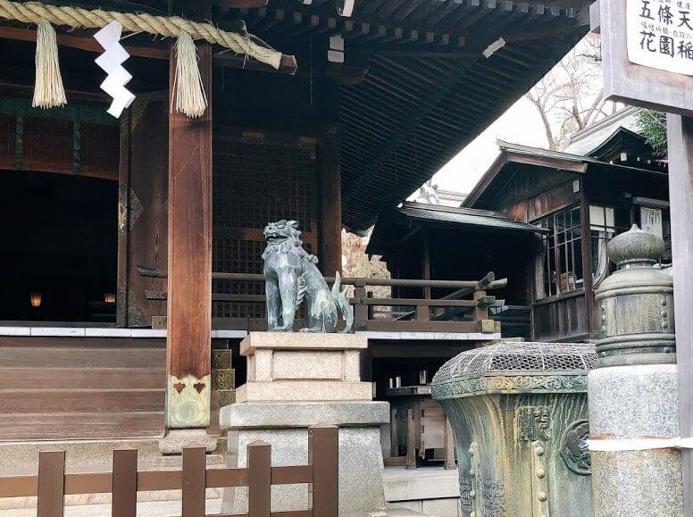 五條天神社-狛犬