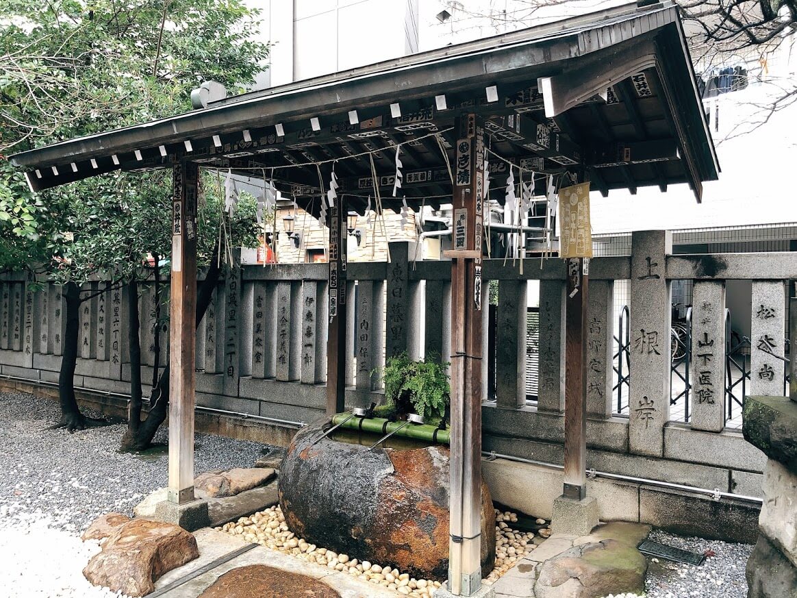元三島神社-手水舎